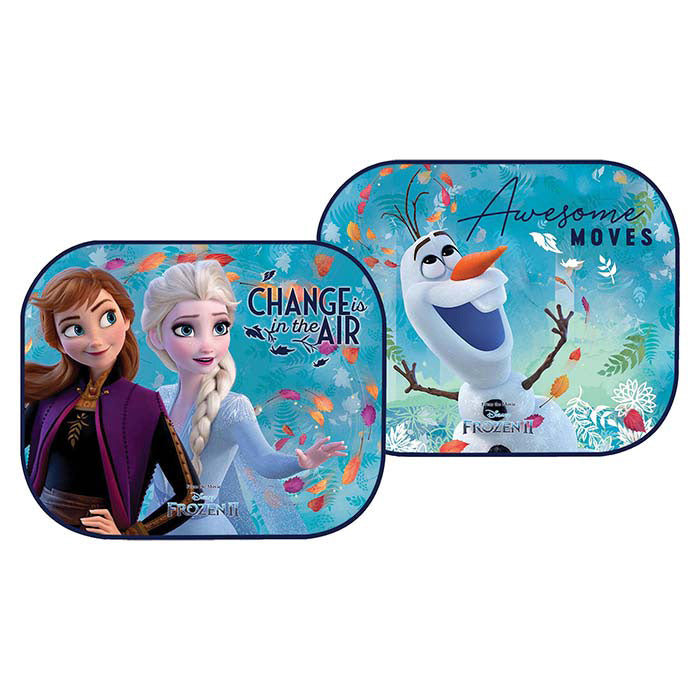 Solskærm til bil 44x35 cm 2 stk. Frozen motiv - Disney
