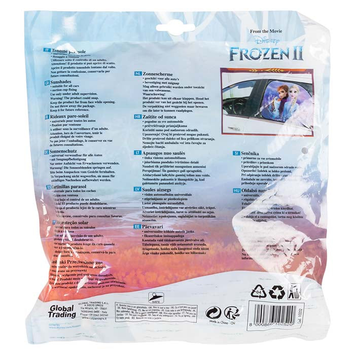 Solbeskytter til bil 65x38 cm 2 stk Disney