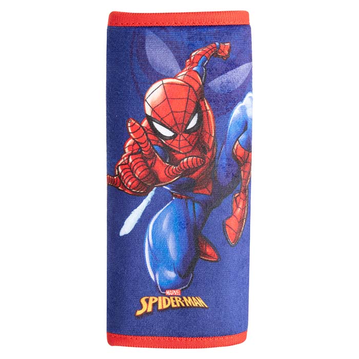 Selebeskytter Spiderman blød polstret til bilsæde 8x18,5 cm - Disney