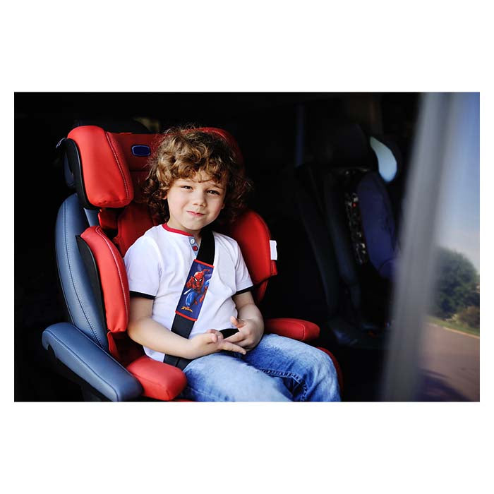 Selebeskytter Spiderman blød polstret til bilsæde 8x18,5 cm - Disney