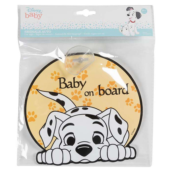 Baby on board skilt med Disney-motiv - sugekop til bagrude - Disney