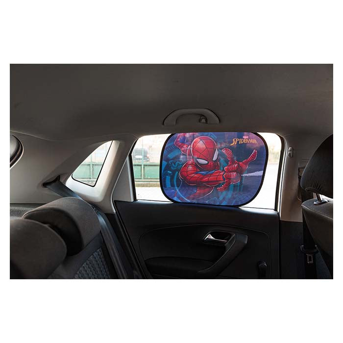 Solbeskytter mørklæggende Spiderman bilvindue 44x35 cm - Disney