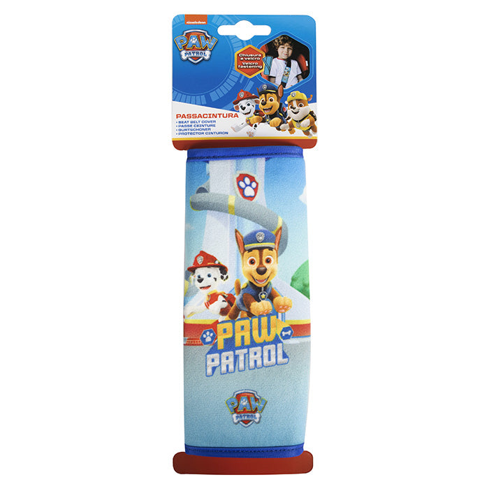 Selebeskytter Paw Patrol blå til bilsæde, blødt fløjlsstof, allergivenlig - Disney