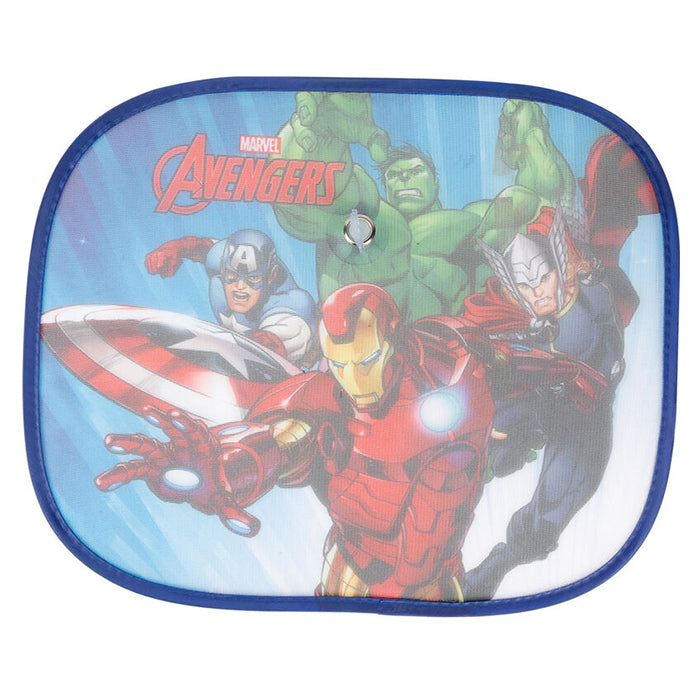 Solbeskytter til bil sidevindue 2 stk. 44x35 cm Avengers Disney