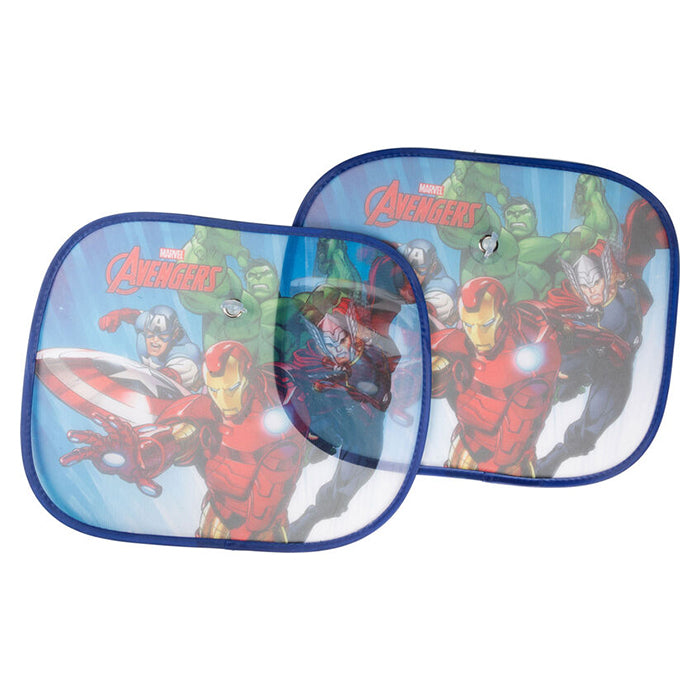 Solbeskytter til bil sidevindue 2 stk. 44x35 cm Avengers Disney