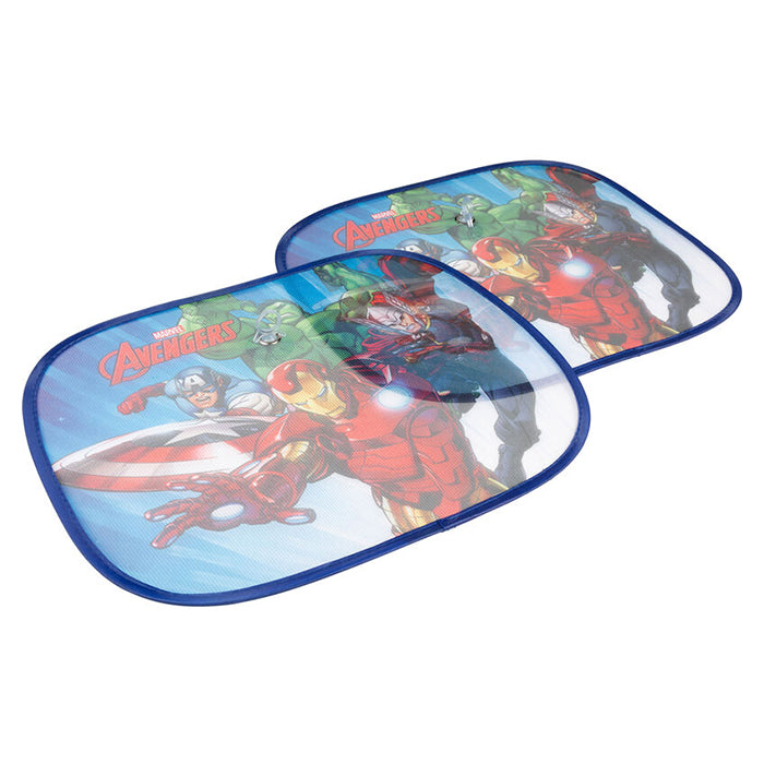 Solbeskytter til bil sidevindue 2 stk. 44x35 cm Avengers Disney