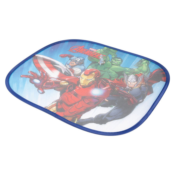 Solbeskytter til bil sidevindue 2 stk. 44x35 cm Avengers Disney