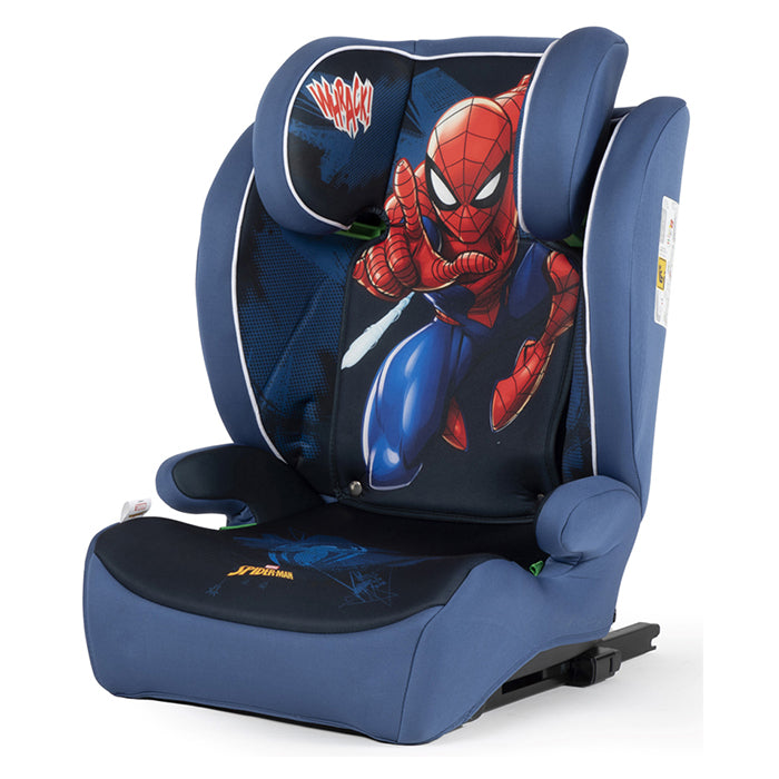 Isofix selepude til 105 - 150 cm med ryg og Spiderman - Disney
