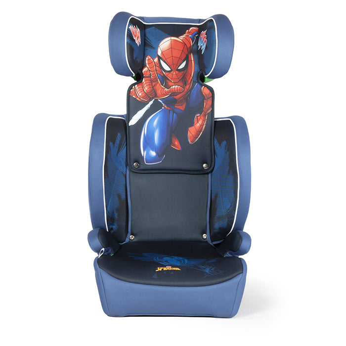Isofix selepude til 105 - 150 cm med ryg og Spiderman - Disney