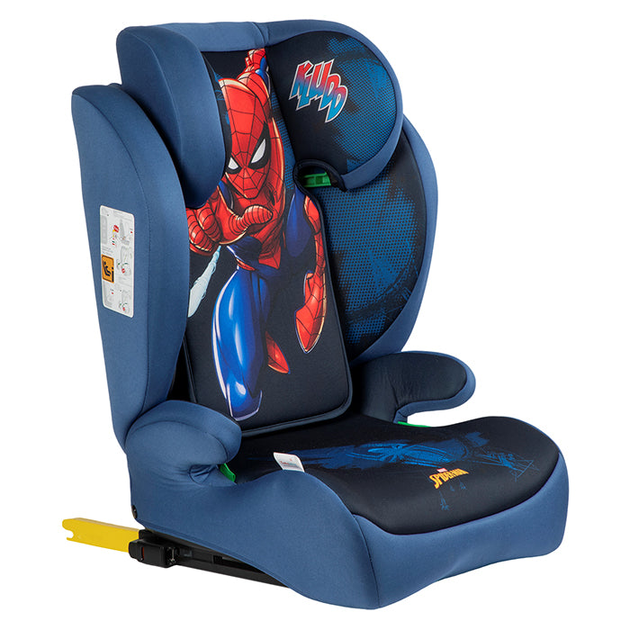 Isofix selepude til 105 - 150 cm med ryg og Spiderman - Disney