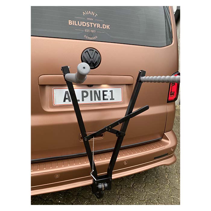 Cykelholder til 3 cykler, sammenklappelig, 50 mm anhængertræk - Avant