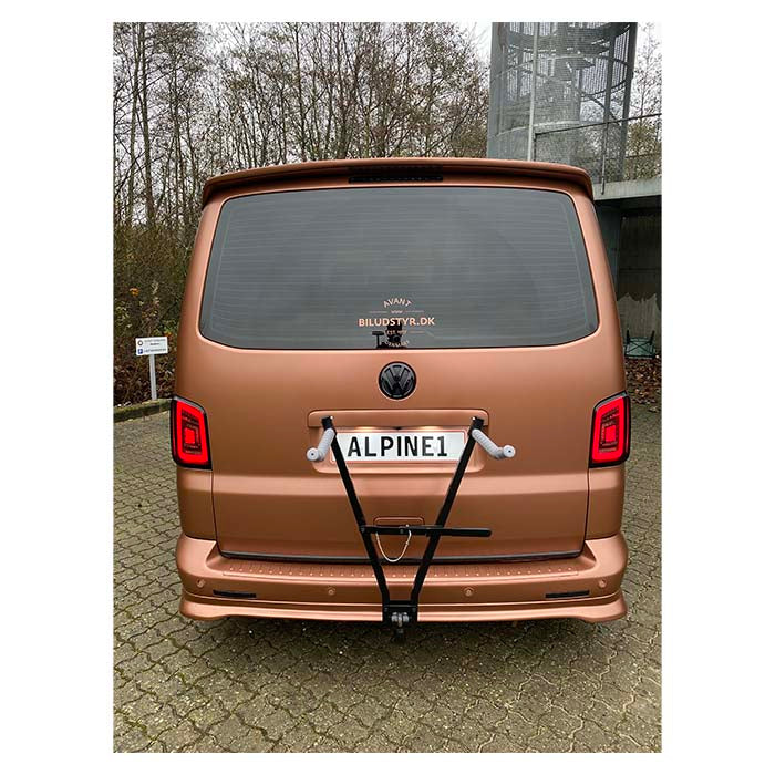 Cykelholder til 3 cykler, sammenklappelig, 50 mm anhængertræk - Avant