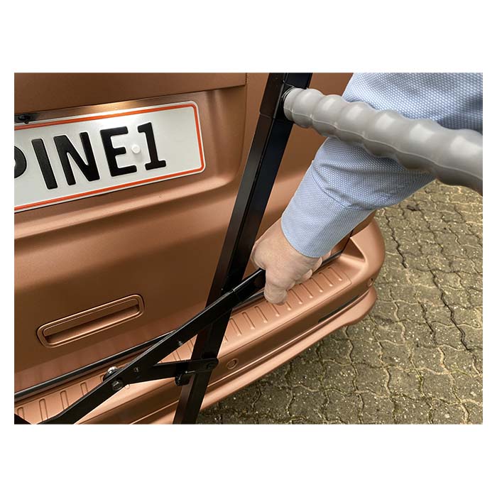 Cykelholder til 3 cykler, sammenklappelig, 50 mm anhængertræk - Avant