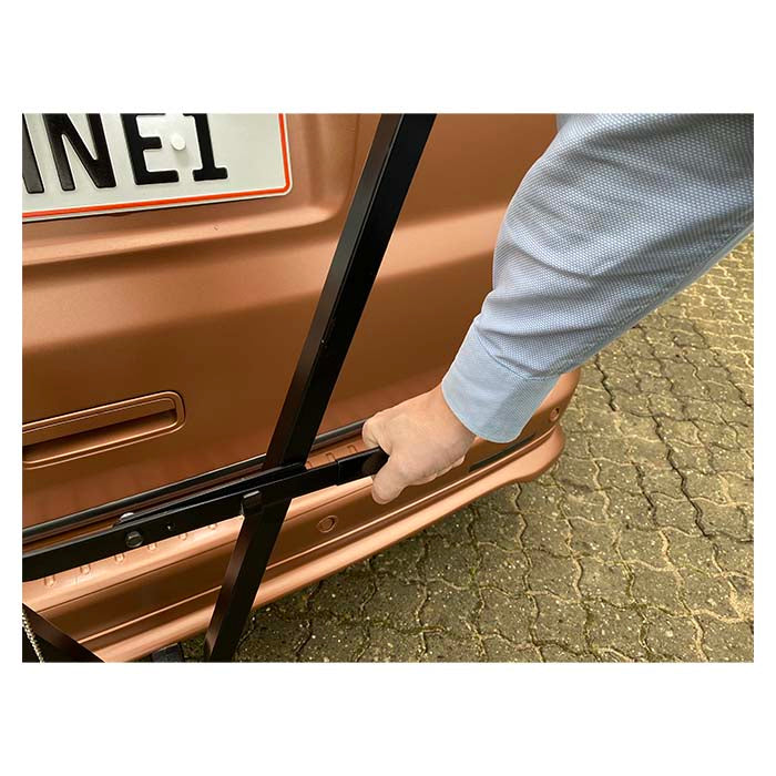 Cykelholder til 3 cykler, sammenklappelig, 50 mm anhængertræk - Avant