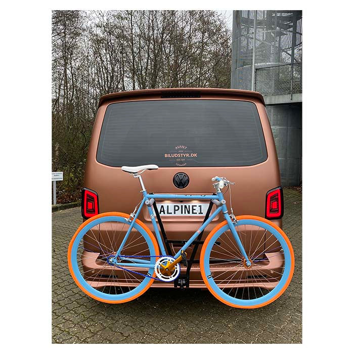 Cykelholder til 3 cykler, sammenklappelig, 50 mm anhængertræk - Avant