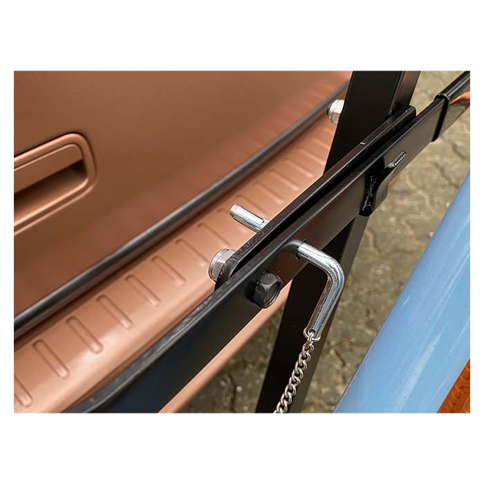 Cykelholder til 3 cykler, sammenklappelig, 50 mm anhængertræk - Avant