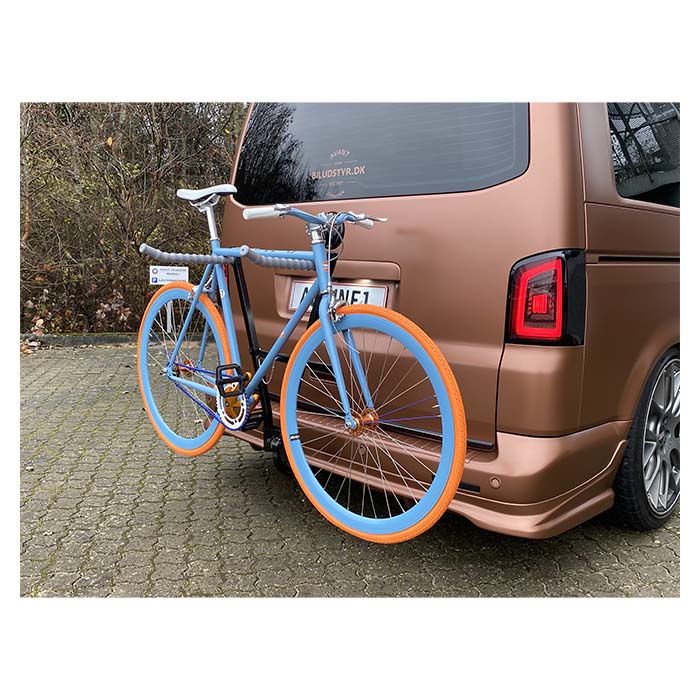 Cykelholder til 3 cykler, sammenklappelig, 50 mm anhængertræk - Avant