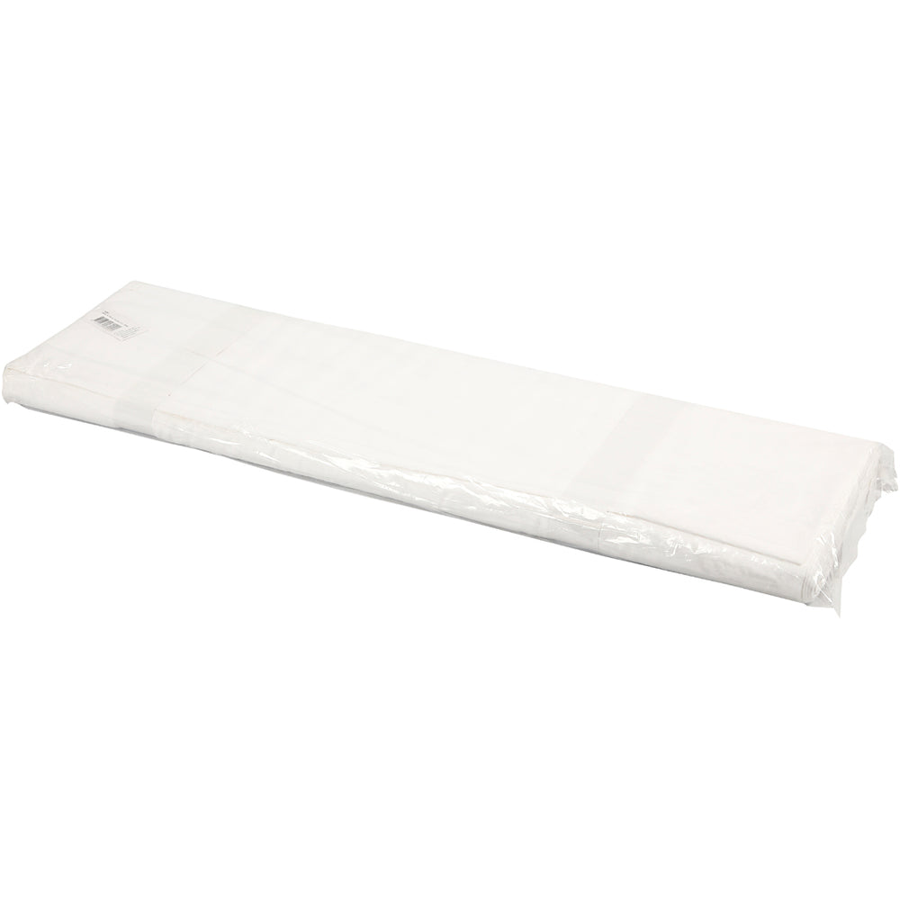 Hvid Kvalitetsstof i 100% Bomuld - 145 cm, 10 m