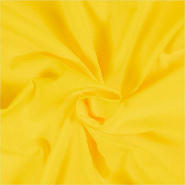 Gult Kvalitetsstof i 100% Bomuld - 145 cm x 2 m