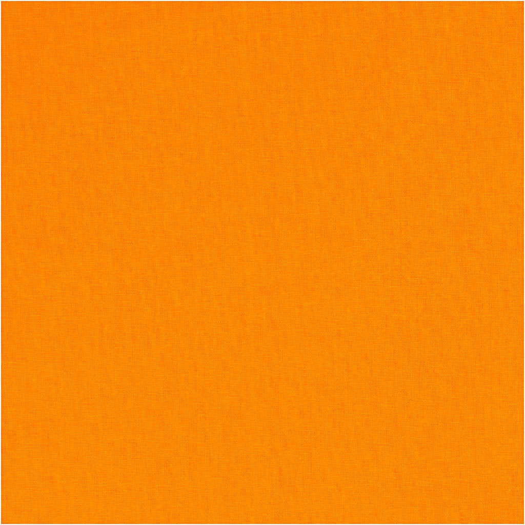 Kvalitetsstof i orange - 145 cm, 140 g, 10 m