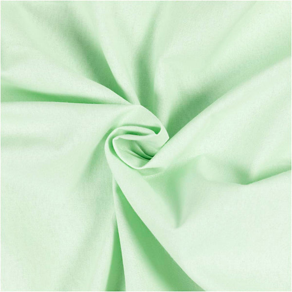 Lys Grøn Kvalitetsstof i 100% Bomuld - 2 m