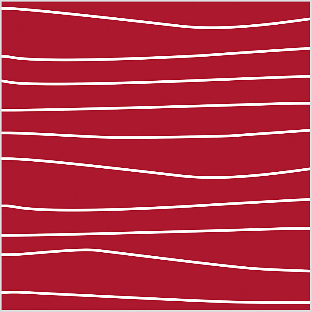 Rød/hvid kvalitetsstof i 100% bomuld, 145 cm bred