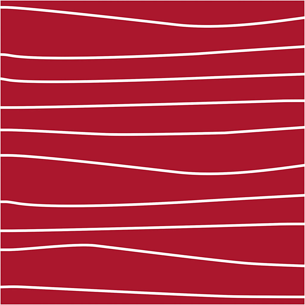 Rød/hvid kvalitetsstof i 100% bomuld, 145 cm bred