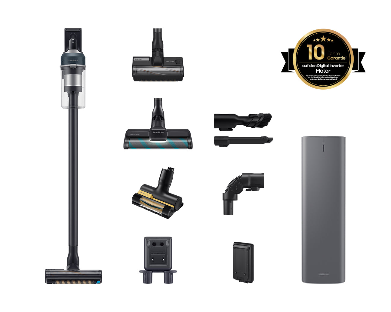 Samsung VS20C85G4PB 2-i-1 stangstøvsuger Batteri Dry mikro Poseløs 550 W Blå