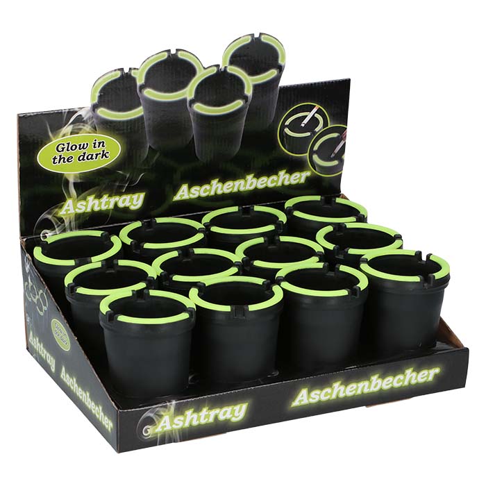 Askebæger - Sort, Glow In The Dark - newco