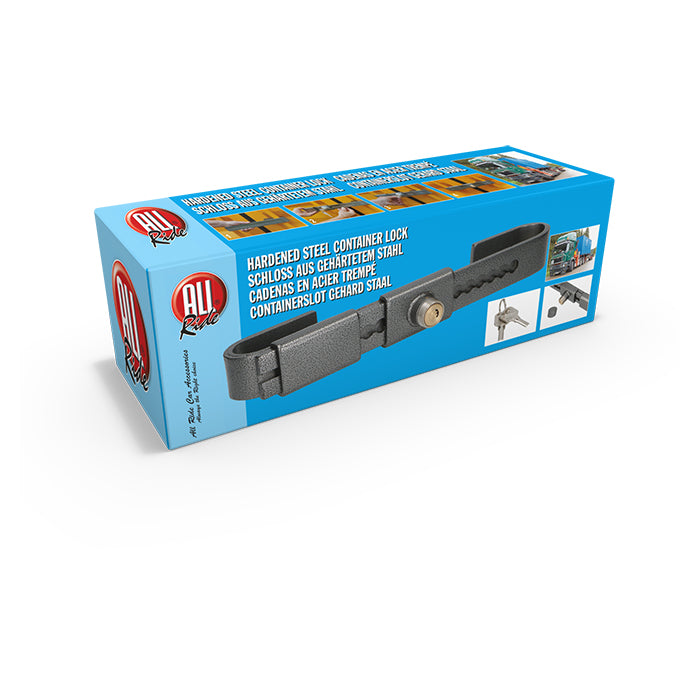 Containerlås i hærdet stål til container & opbevaring - Allride