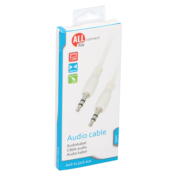 Lydkabel - 0 minijack 3, 5mm lydkabel - allride