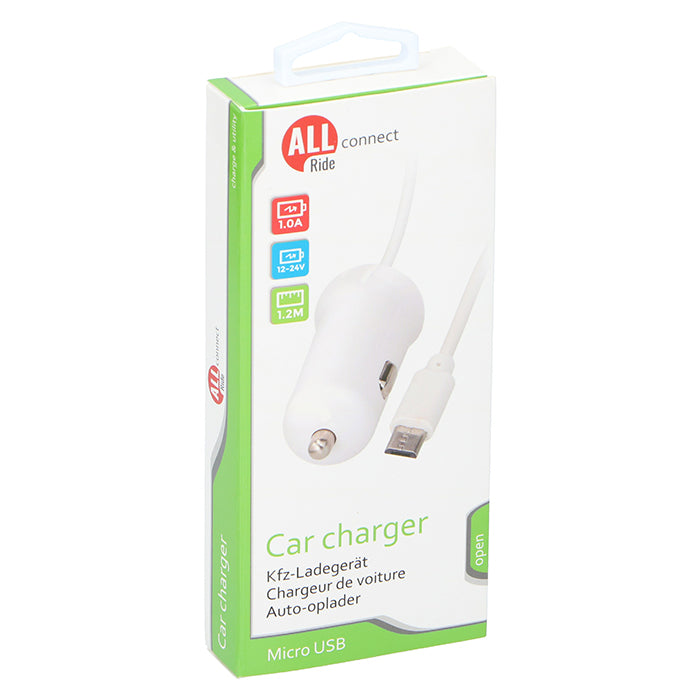 Cigarettænder Oplader - 0 cigarettænder oplader, Micro - allride