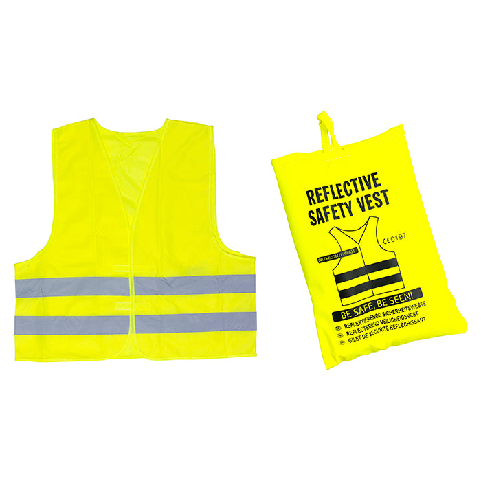 Sikkerhedsvest - Sikkerhedsvest gul, reflekterende - allride