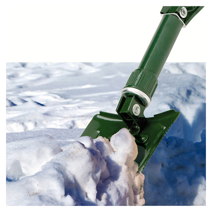 Sammenklappelig skovl/sneskovl 57x15 cm i rustfrit stål med taske - avant