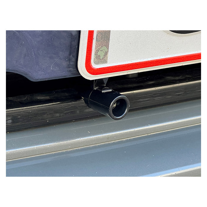 Vildtfløjte wind-aktiv 2 stk - sort, monteres uden værktøj, beskyt dyr og bil - avant