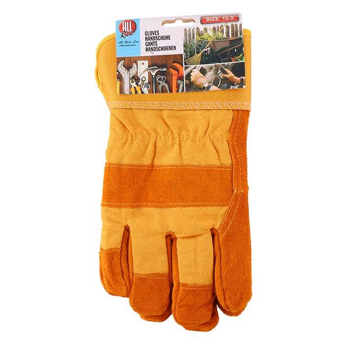 Allride, Arbejdshandsker læder, heavy duty