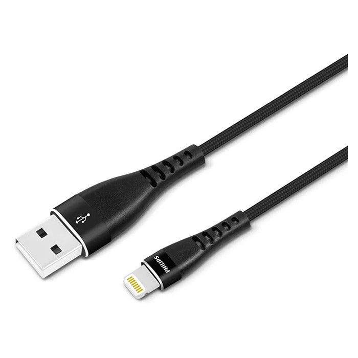 USB-A til Lightning kabel 2 m, 480 Mbps, 15 W hurtigopladning - Philips