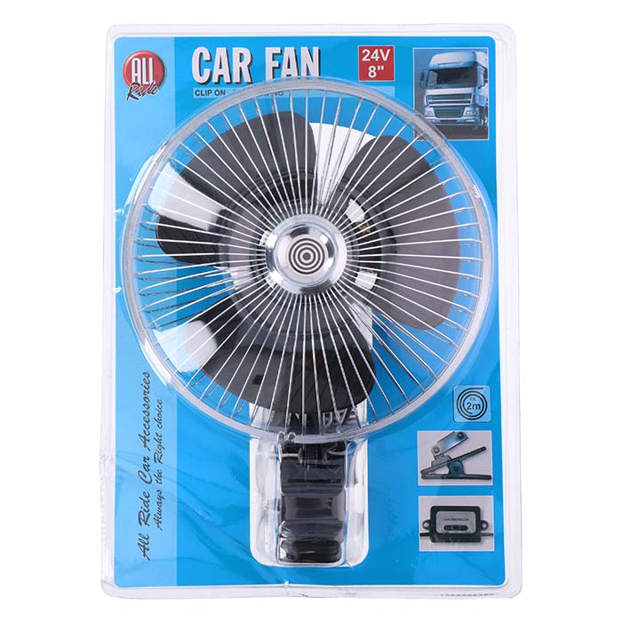 Ventilator - 8", klemmemontering - allride