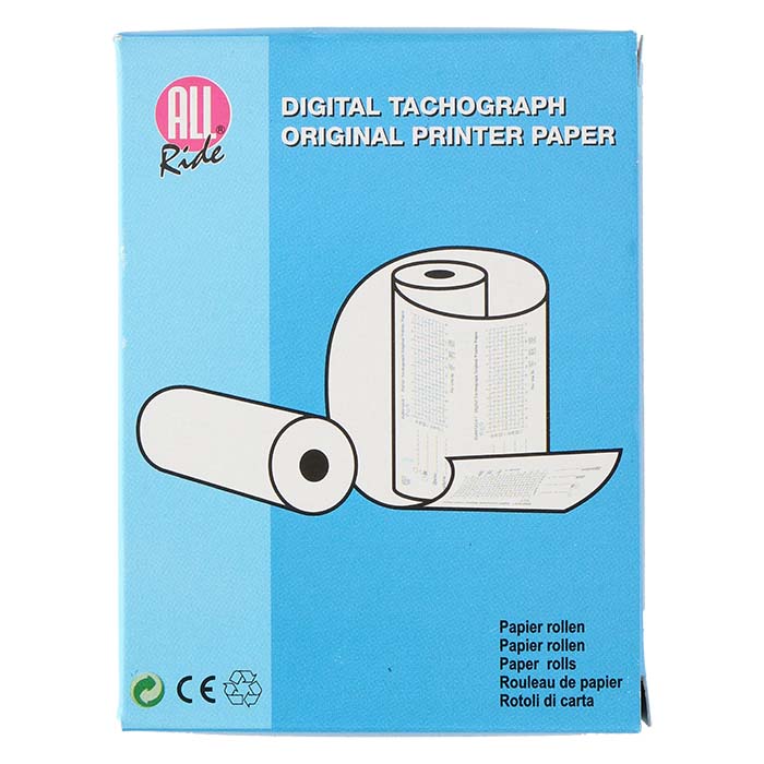 Fartskriverpapir - til nyere lastbiler - allride