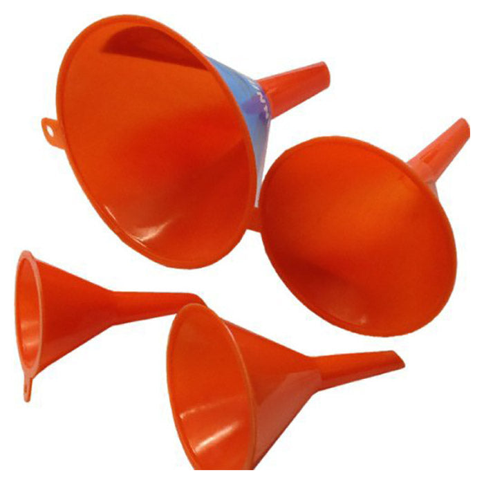 Plasttragte sæt 4 stk forskellige størrelser til påfyldning - allride