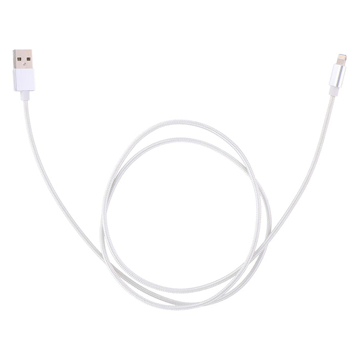 USB‑til‑Lightning mobiloplader, flettet nylon, Apple‑certificeret - Allride