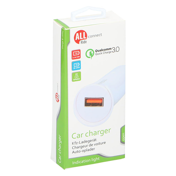 USB-cigarettænderudtag med Fast Charge - Allride