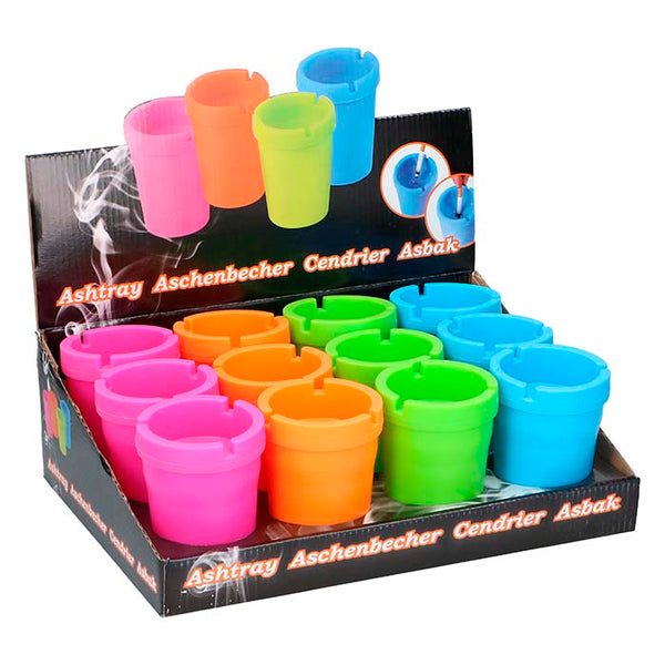 Askebæger til kopholder - passer i bilens kopholder, assorterede farver. allride