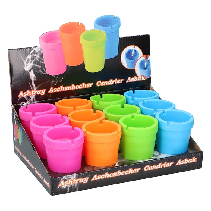 Askebæger til kopholder - passer i bilens kopholder, assorterede farver. allride