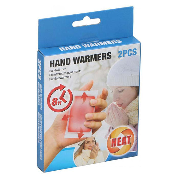 Håndvarmer engangs 2 stk - varmer op til 8 timer, praktisk pakke - edco