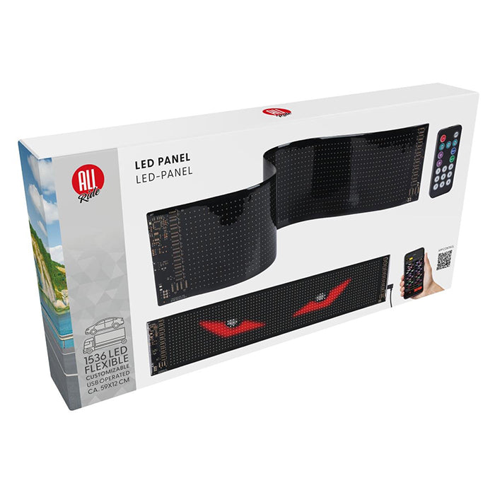 Allride LED-panel Devil Eyes L 59 x 12 cm., m. app