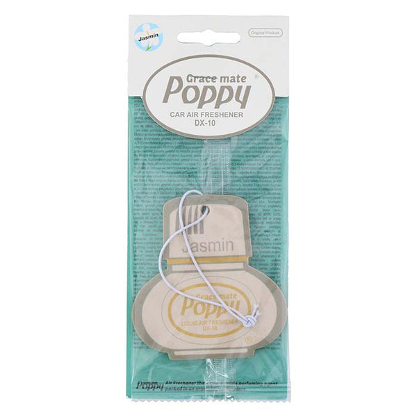 Luftfrisker jasmin til bil og hjem - duftkort - Poppy