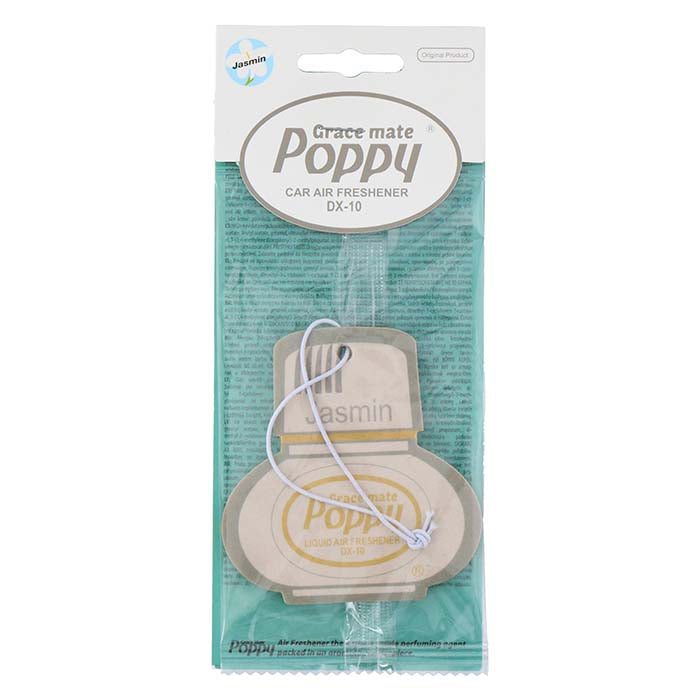 Luftfrisker jasmin til bil og hjem - duftkort - Poppy