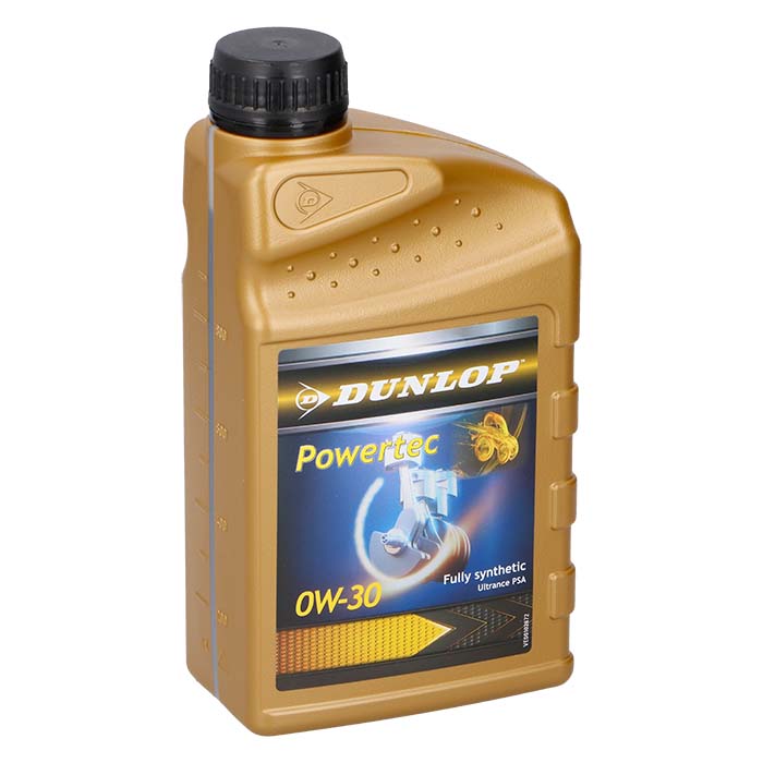 Motorolie 0W-30 1L fuldsyntetisk til bilmotor - Dunlop