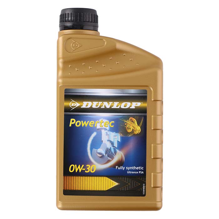 Motorolie 0W-30 1L fuldsyntetisk til bilmotor - Dunlop